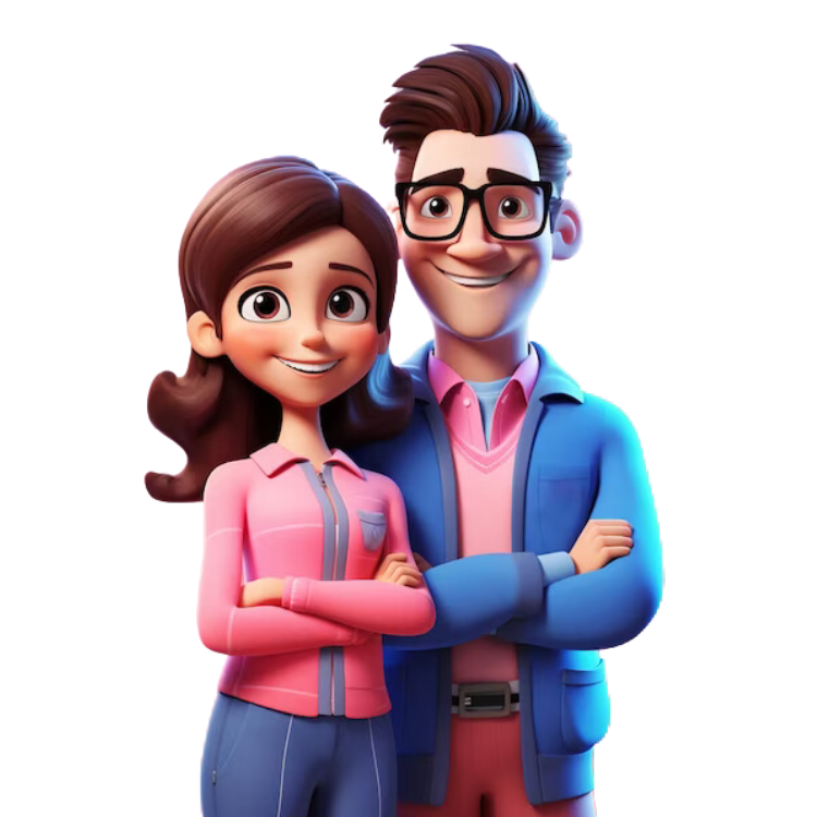 a couple of parent standing together showing love for tutorselevenplus